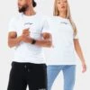 Hype Adult Essential Scribble Logo T-Shirt - White -Barbou Clothing Shop 10GV3 SQ1 0000000013 WHITE MDf