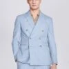 MOSS Slim Fit Double Breasted Jacket -Barbou Clothing Shop 10REV SQ1 0000000106 AQUA MDf