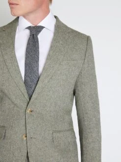 MOSS Slim Fit Tweed Jacket -Barbou Clothing Shop 10S0N SQ4 0000000047 GREEN MDd