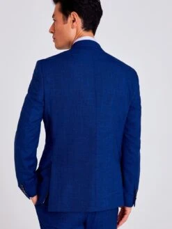 MOSS Slim Fit Slub Jacket -Barbou Clothing Shop 10SEV SQ2 0000000020 BLUE MDb