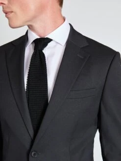 MOSS Regular Fit Stretch Jacket -Barbou Clothing Shop 10TJW SQ4 0000000070 DARK GREY MDd