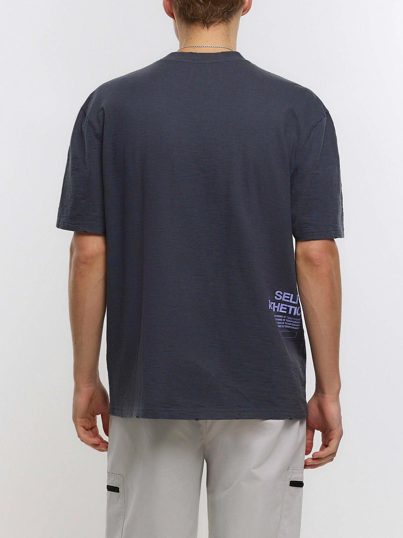 River Island Regular Fit Dove Graphic T-Shirt 4 River Island Regular Fit Dove Graphic T-Shirt - Image 2