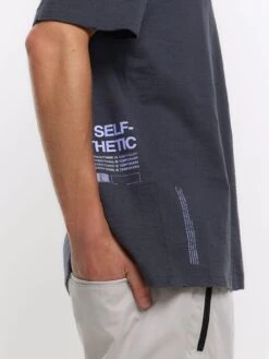River Island Regular Fit Dove Graphic T-Shirt 10 River Island Regular Fit Dove Graphic T-Shirt -Barbou Clothing Shop 113X2 SQ4 0000000005 GREY MDd
