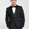 Skopes Newman Tailored Fit Tuxedo Jacket - Black -Barbou Clothing Shop M7T39 SQ1 0000000004 BLACK MDf