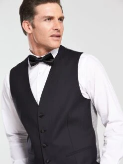 Skopes Newman Standard Tuxedo Waistcoat - Black -Barbou Clothing Shop M7T3H SQ4 0000000004 BLACK MDd