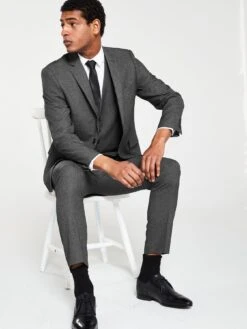 Skopes Harcourt Slim Fit Trousers - Grey -Barbou Clothing Shop MTP9W SQ4 0000000005 GREY MDd