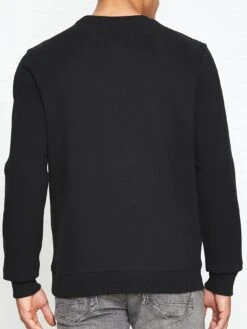 AllSaints Raven Crew Neck Sweatshirt - Black -Barbou Clothing Shop N639X SQ4 0000000004 BLACK MDb