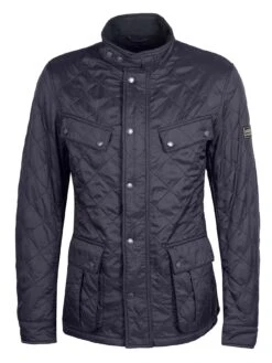 Barbour International Ariel Polarquilt Jacket - Navy -Barbou Clothing Shop P3MGG SQ4 0000000048 NAVY MDd