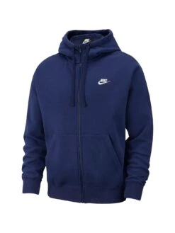 Nike Sportswear Plus Size Club Fleece Full Zip Hoodie - Navy