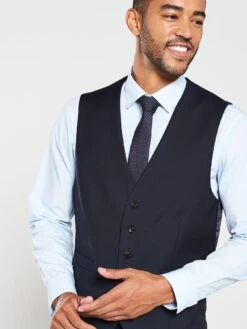 Skopes Farnham Standard Waistcoat - Navy -Barbou Clothing Shop PG6GJ SQ4 0000000048 NAVY MDd