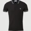 Calvin Klein Jeans Tipping Slim Fit Polo Shirt - Black -Barbou Clothing Shop Q7AVM SQ1 0000000004 BLACK MDf