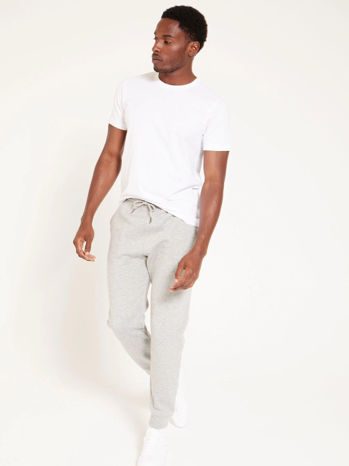 Everyday 3 Pack Of Essentials Crew Neck T-Shirt - Black/White/Grey 5 Everyday 3 Pack Of Essentials Crew Neck T-Shirt - Black/White/Grey - Image 3