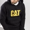 Caterpillar CAT Workwear Trademark Pullover Hoodie - Black 