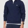 Lacoste Funnel Neck Track Top - Navy