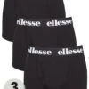 Ellesse 3 Pack Of Hali Boxers - Black -Barbou Clothing Shop RFDYG SQ1 0000000004 BLACK PKf