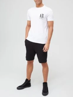 Armani Exchange Icon Small Logo T-shirt - White -Barbou Clothing Shop RFJER SQ3 0000000013 WHITE MDo