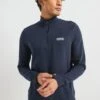 Barbour International Essential Half Zip Sweat - Navy 1 Barbour International Essential Half Zip Sweat - Navy -Barbou Clothing Shop RTPQW SQ1 0000000048 NAVY MDf