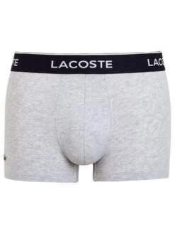 Lacoste Sportswear 3 Pack Boxers - Grey -Barbou Clothing Shop RTXXC SQ2 0000000005 GREY SLf