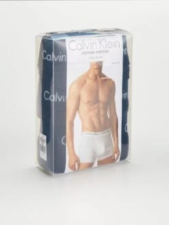 Calvin Klein Big & Tall 3 Pack Trunks - Black -Barbou Clothing Shop RW7D9 SQ3 0000000004 BLACK SLd