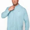 BadRhino Essential Long Sleeve Poplin Shirt - Blue  -Barbou Clothing Shop RWRA9 SQ1 0000000020 BLUE MDf
