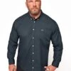 BadRhino Essential Long Sleeve Poplin Shirt - Navy