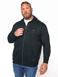 BadRhino Essential Zip Through Hoodie - Black