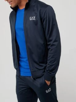 EA7 Emporio Armani Core Id Logo Funnel Neck Poly Tracksuit - Navy -Barbou Clothing Shop T36N7 SQ4 0000000048 NAVY MDd