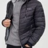 Armani Exchange Hooded Padded Down Fill Jacket - Black  -Barbou Clothing Shop T4YW7 SQ1 0000000004 BLACK MDf