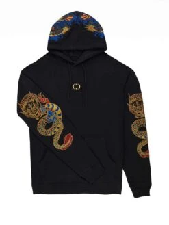 Criminal Damage Gold Dragon Hoodie - Black -Barbou Clothing Shop TC69Y SQ3 0000000004 BLACK MDo