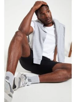 Everyday Essentials Jog Short - Black -Barbou Clothing Shop TNE9W SQ4 0000000004 BLACK MDd