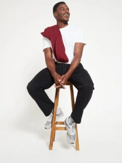 Everyday Essentials Loose Fit Jogger - Black -Barbou Clothing Shop TNEA9 SQ4 0000000004 BLACK MDd