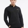 Barbour International Legacy Tipped Long Sleeve Polo Shirt - Black