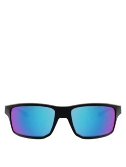 Oakley Rectangular Blue Lens Sunglasses - Black -Barbou Clothing Shop TRQMF SQ4 0000000004 BLACK SLf