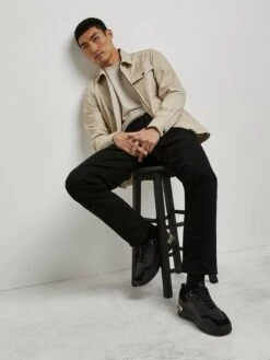 River Island Straight Fit Jeans - Black -Barbou Clothing Shop TRRJM SQ4 0000000004 BLACK MDd