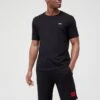 HUGO Dero Small Logo T-shirt - Black