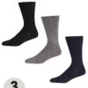 DKNY 3 Pack Mercer Sock - Black/Navy/Grey -Barbou Clothing Shop TRXQK SQ1 0000012157 BLACK NAVY GREY PKf