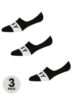 DKNY 3 Pack Lexington Shoe Liner - Black