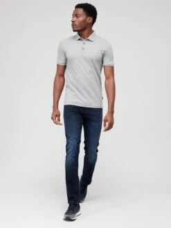 BOSS Passenger Slim Fit Polo Shirt-Light/Pastel Grey -Barbou Clothing Shop TTQ9P SQ3 0000000215 LIGHT GREY MDo