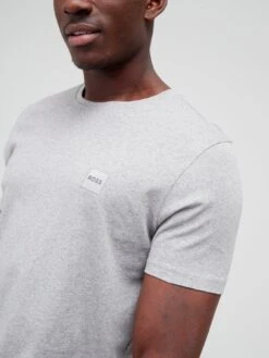 BOSS Tales Relaxed Fit T-Shirt-Light/Pastel Grey -Barbou Clothing Shop TTQCM SQ4 0000000215 LIGHT GREY MDd