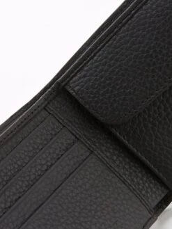 BOSS Crosstown Leather Wallet With Coin Pocket - Black -Barbou Clothing Shop TU7DG SQ5 0000000004 BLACK SLi