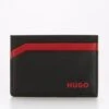 HUGO Subway Leather Credit Card Holder - Black -Barbou Clothing Shop TU7DN SQ1 0000000004 BLACK SLf