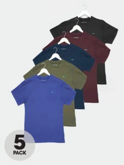 BadRhino 5 Pack T Shirts - Multi