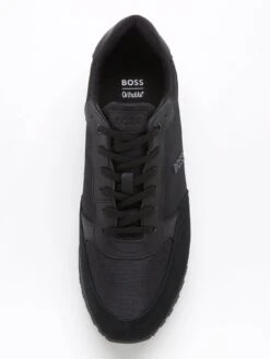 BOSS Parkour Mix Fabric Runner Trainers - Black -Barbou Clothing Shop TUEFA SQ4 0000000004 BLACK SLt