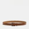 River Island Gunmetal Buckle Pu Belt -Barbou Clothing Shop U4DRX SQ1 0000001277 LIGHT BROWN SLf