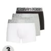 Calvin Klein 3 Pack Trunks - Black/White/Grey -Barbou Clothing Shop U9HKF SQ1 0000000602 BLACK WHITE GREY PKf