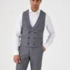 Skopes Harcourt Scoop Waistcoat - Silver -Barbou Clothing Shop UDP9K SQ1 0000000035 SILVER MDf