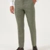Skopes Jude Herringbone Tailored Fit Trousers - Sage -Barbou Clothing Shop UDP9L SQ1 0000000644 SAGE MDf