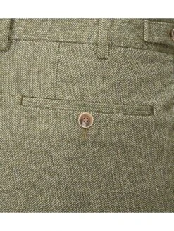 Skopes Jude Herringbone Tailored Fit Trousers - Sage -Barbou Clothing Shop UDP9L SQ3 0000000644 SAGE MDo