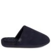 TOTES Mens Airtex Suedette Mule Slippers With 360 Comfort & PillowStep  - Navy -Barbou Clothing Shop UHHKU SQ1 0000000048 NAVY SLs