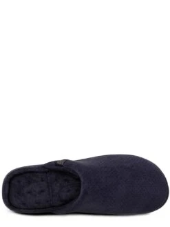 TOTES Mens Airtex Suedette Mule Slippers With 360 Comfort & PillowStep  - Navy -Barbou Clothing Shop UHHKU SQ4 0000000048 NAVY SLt
